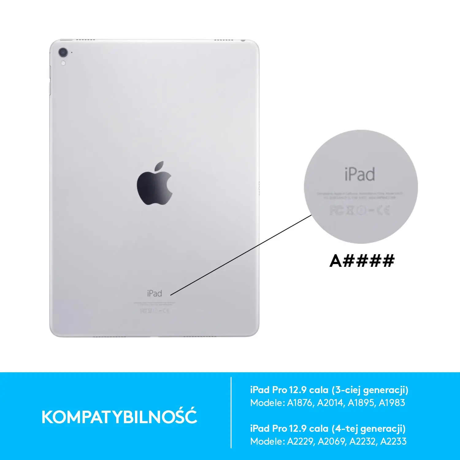 Etui na tablet Logitech Slim Folio Pro iPad Pro 12,9 (3. i 4.gen.) Grafitowy