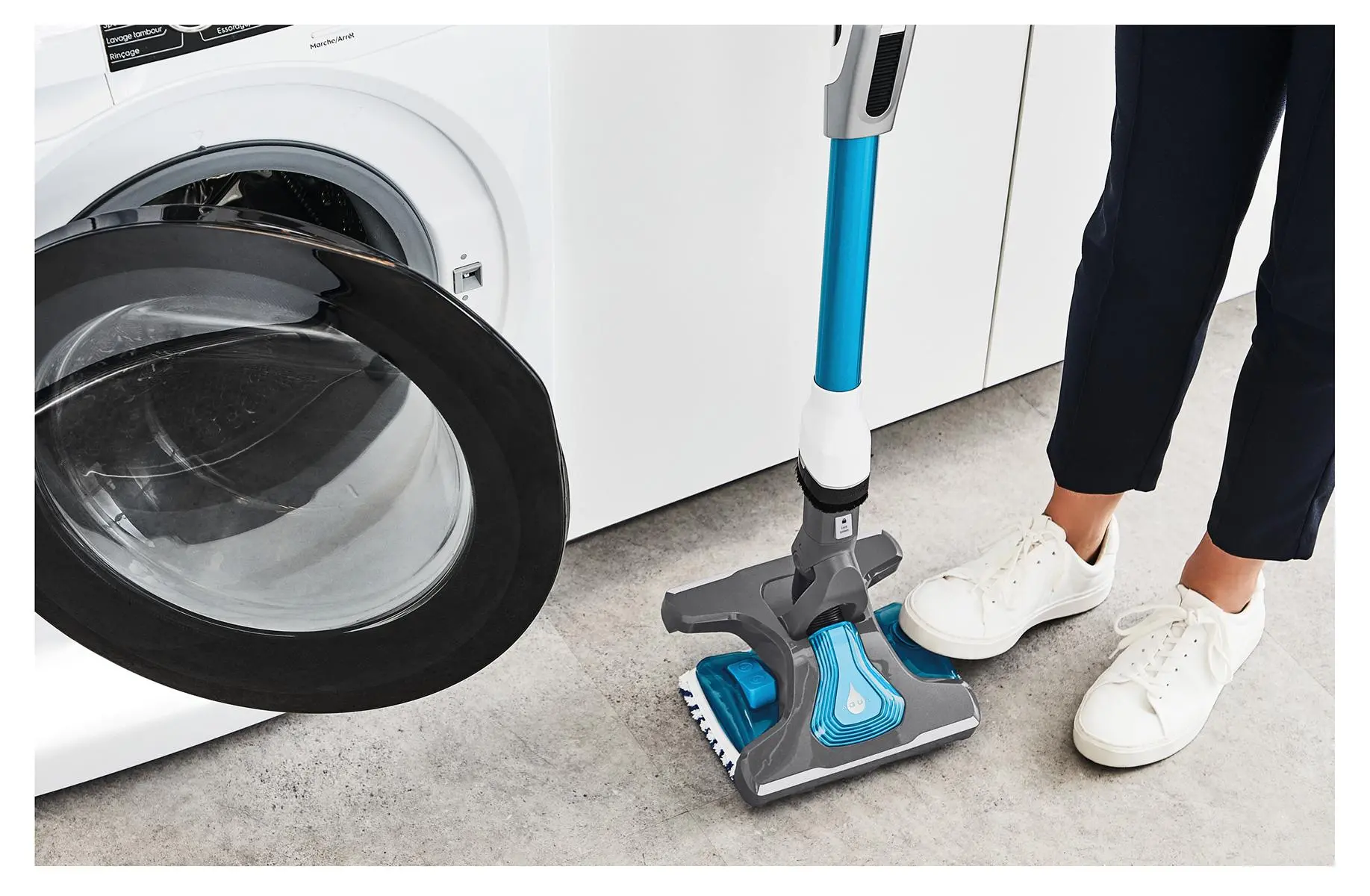Odkurzacz Tefal Air Force 360 Flex Aqua TY9490 30min Funkcja mycia