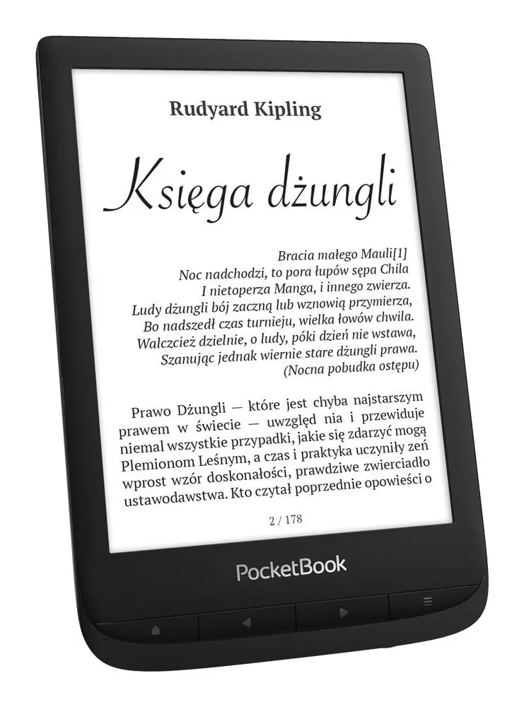 Czytnik E-booków Pocketbook Touch Lux 5 6" 8GB WiFi Czarny