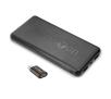 Powerbank Reinston 10000mAh EPB019 (czarny) + adapter EAD09 microUSB na USB typ C