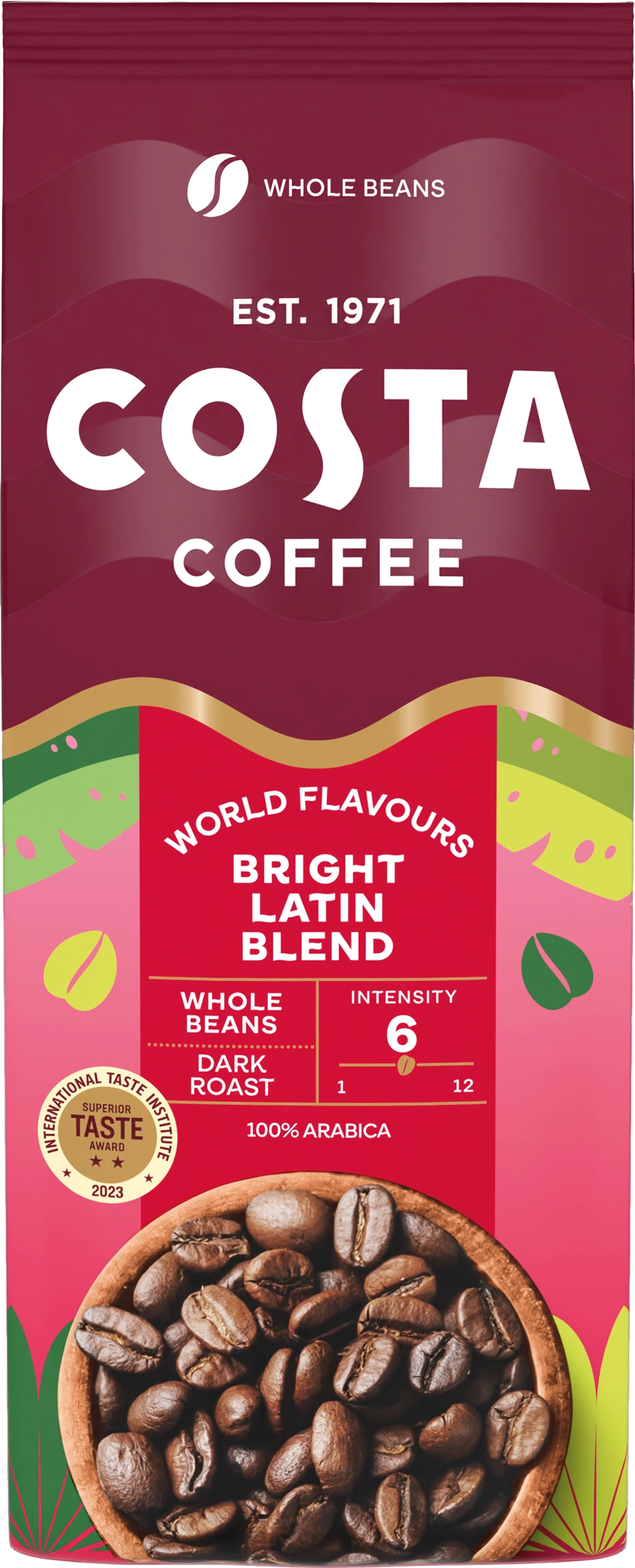 Kawa ziarnista Costa Coffee Bright Latin Blend 500g