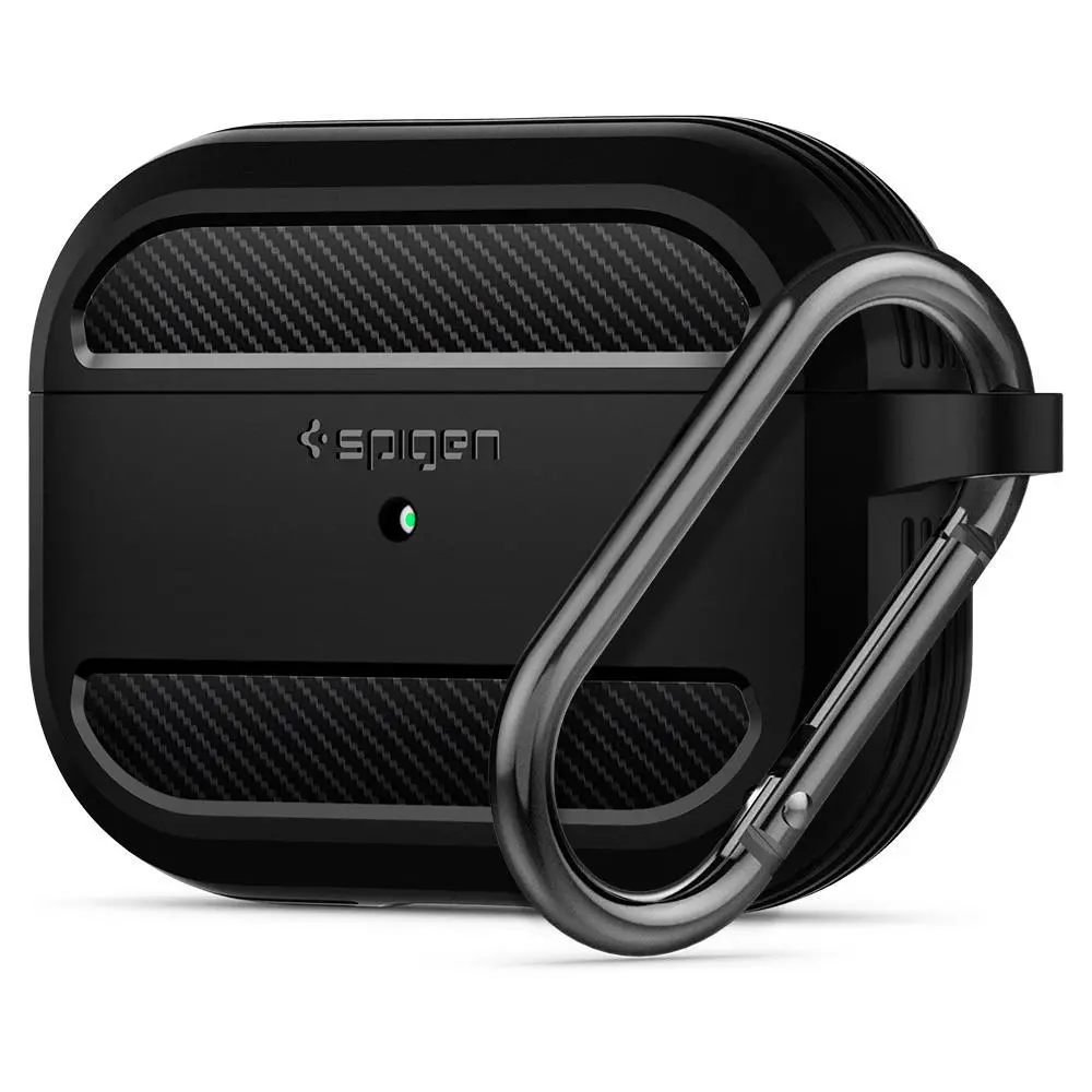 Etui na słuchawki Spigen AirPods Pro Case Rugged Armor ASD00540 Czarny