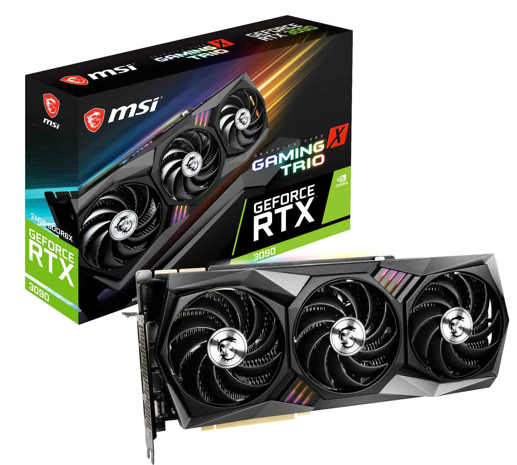 Karta graficzna MSI GeForce RTX 3090 GAMING X TRIO 24GB GDDR6X 384bit DLSS