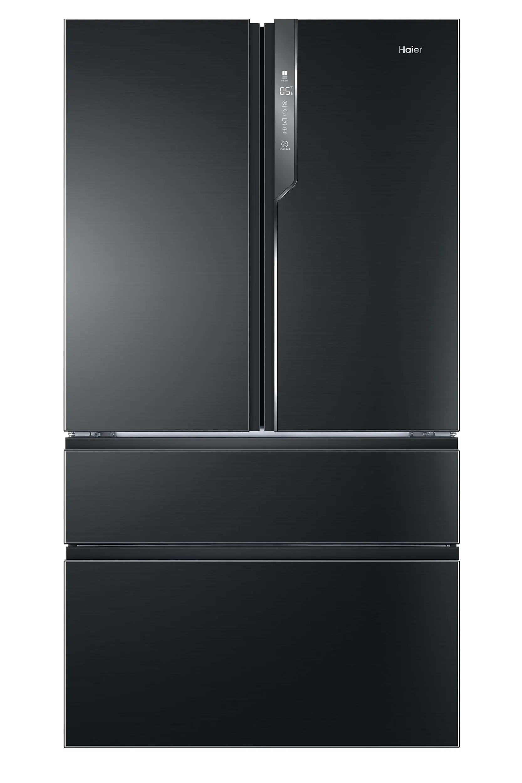 Lodówka Haier Seria 7 HB26FSNAAA Pełny No Frost 190cm Kostkarka Tytanowy