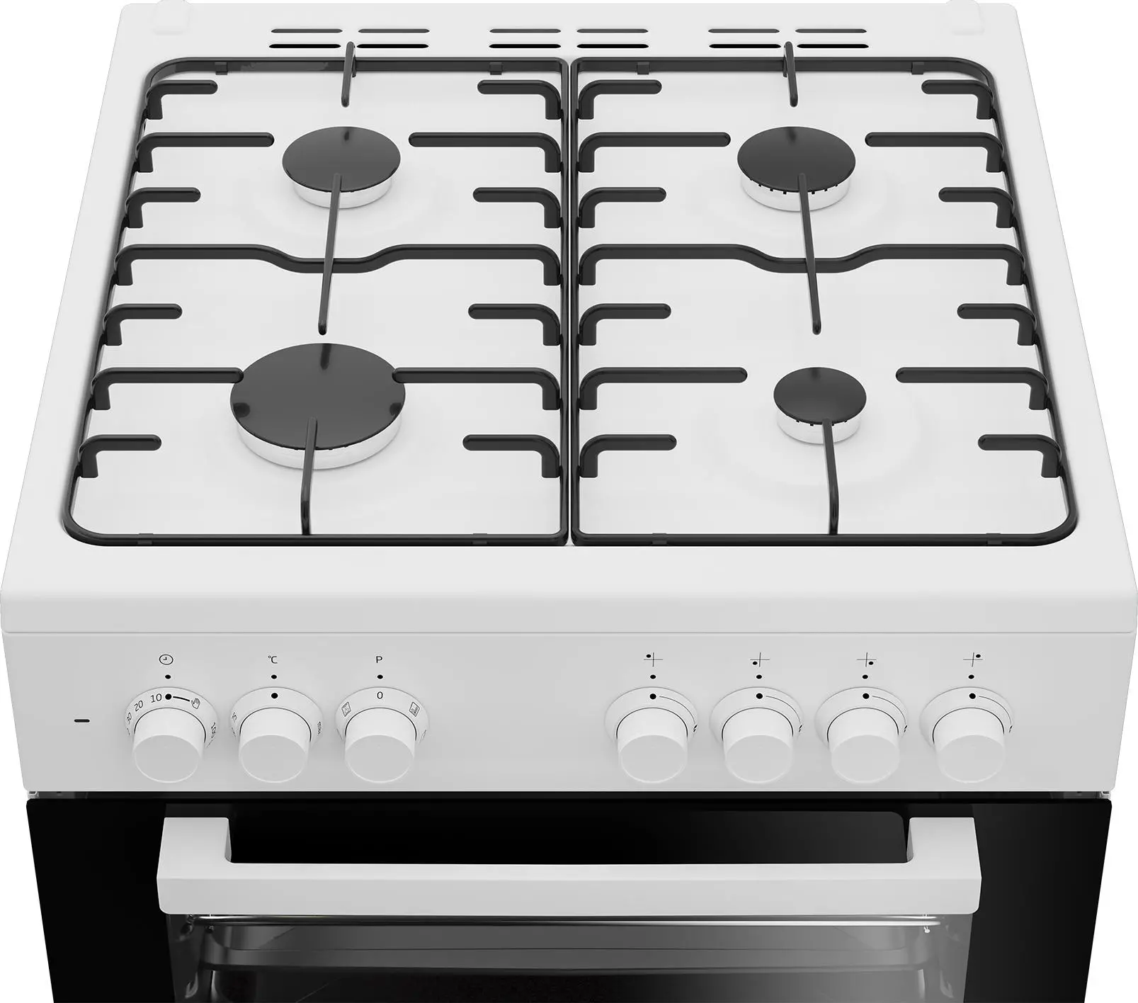 Kuchnia gazowo-elektryczna Beko FSE62120DW Termoobieg