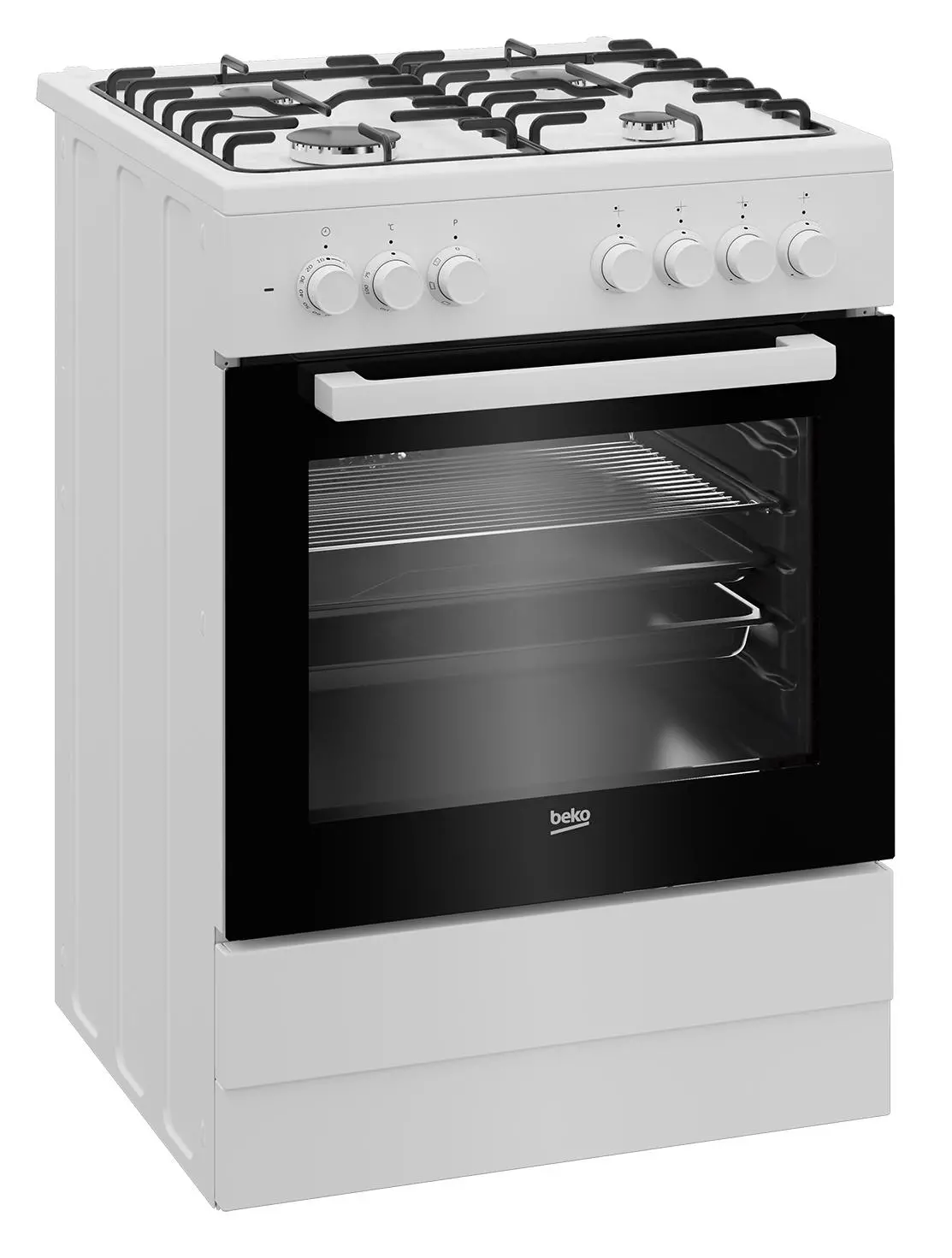 Kuchnia gazowo-elektryczna Beko FSE62120DW Termoobieg