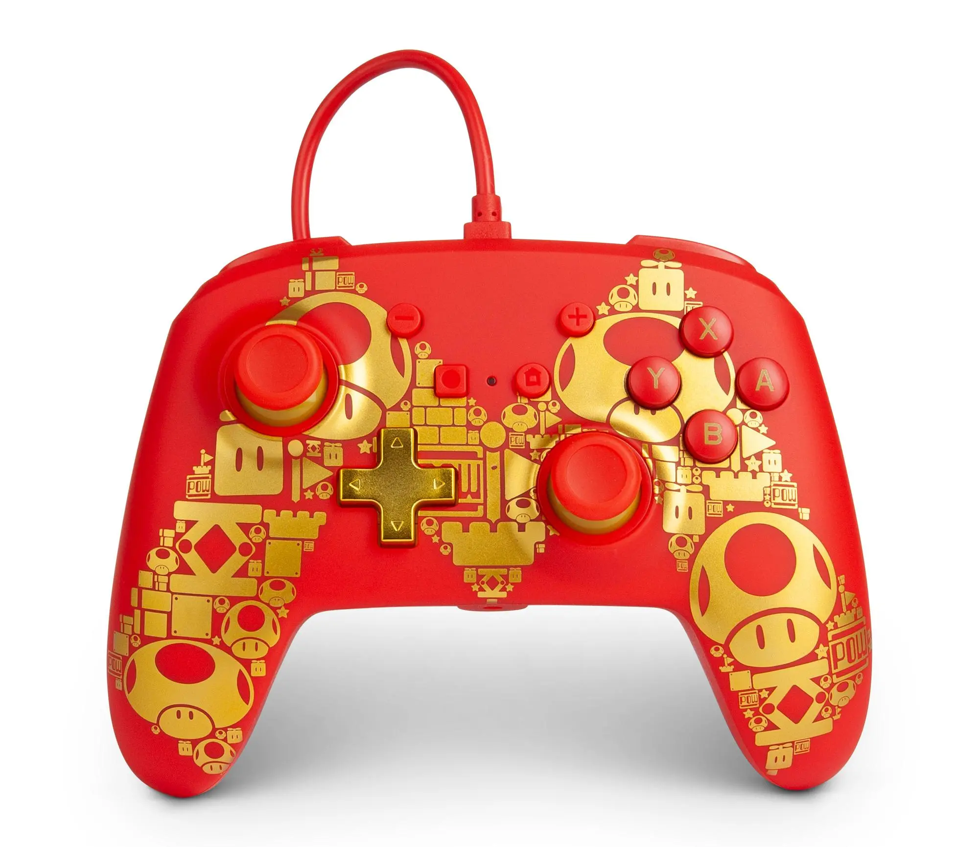 Pad PowerA Enhanced Mario Golden M do Nintendo Switch Przewodowy