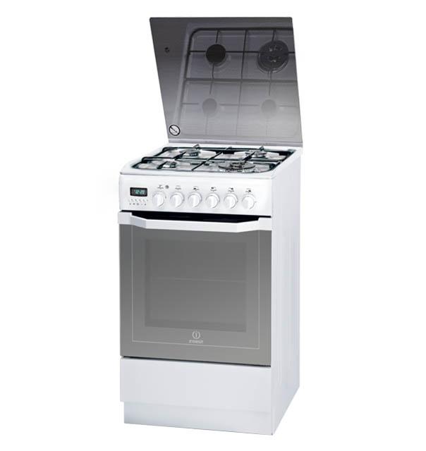 Kuchnia gazowo-elektryczna Indesit I5TMH6AG(W) U
