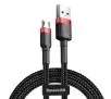 Kabel Baseus Micro USB Cafule 2A 3m Czarno-czerwony