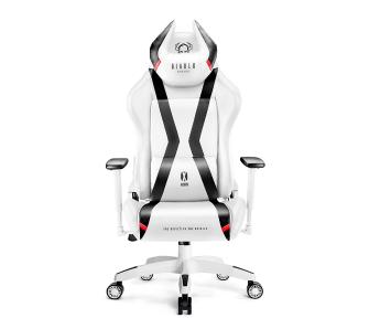 Fotel Diablo Chairs X-Horn 2.0 Normal Size Gamingowy do 160kg Skóra ECO Biało-czarny