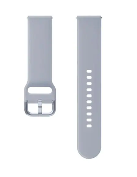 Pasek Samsung Sport dla Galaxy Watch Active/Active2 20mm Srebrny