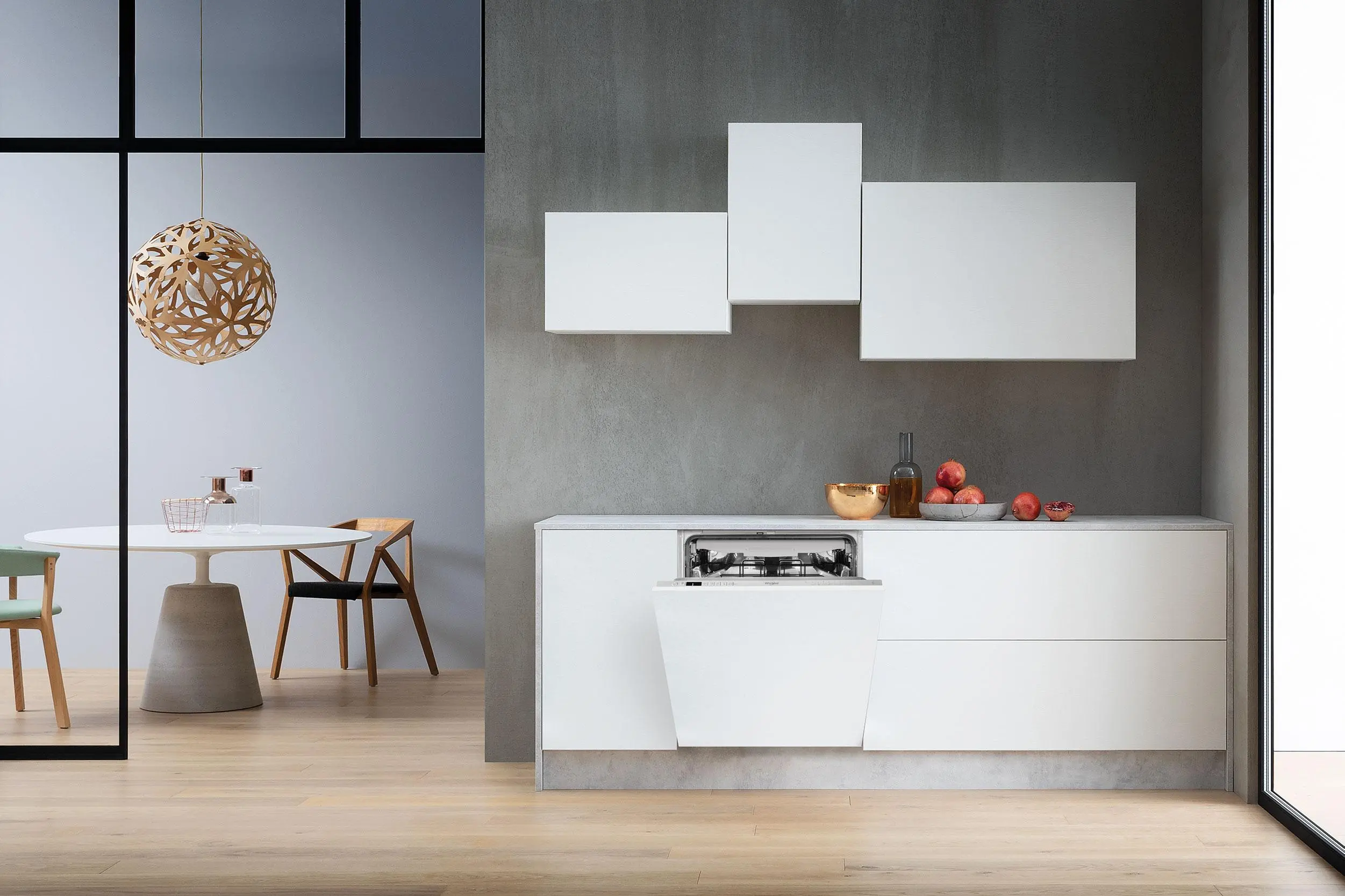 Zmywarka Whirlpool WI 7020 PEF 59,8cm Automatyczne otwieranie drzwi Szuflada na sztućce