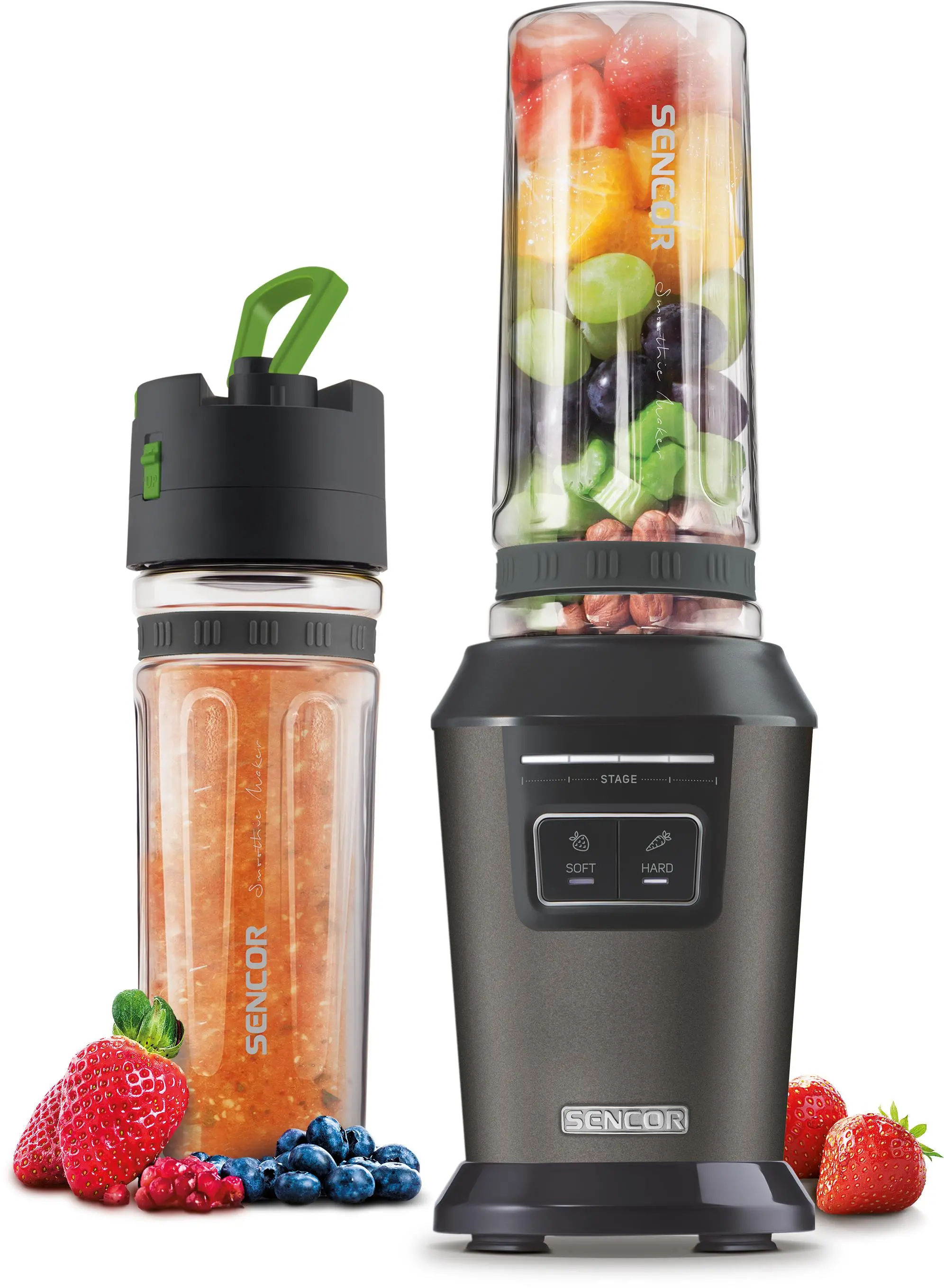 Blender kielichowy Sencor SBL 7178BK 0,6l 2 butelki