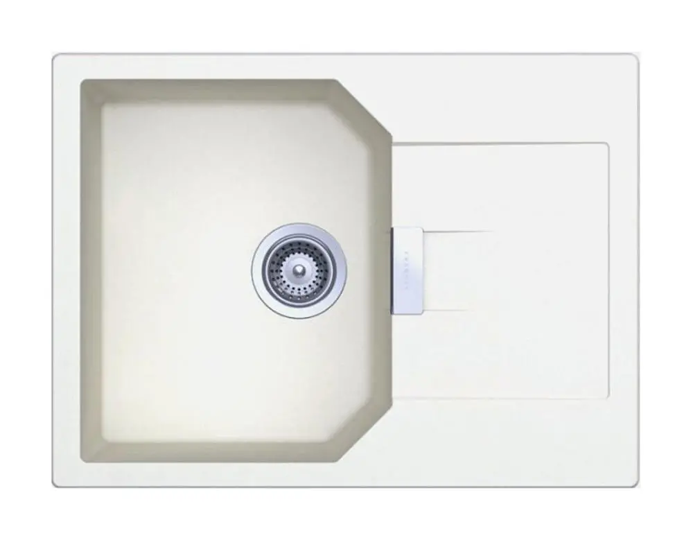 Zlewozmywak Schock Manhattan D-100S Granitowy Biały alpejski