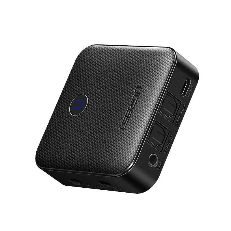 Adapter Bluetooth UGREEN CM144 Nadajnik i odbiornik audio Bluetooth 5.0 aptX / AUX / jack 3,5mm