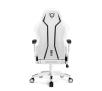 Fotel Diablo Chairs X-One 2.0 Normal Size Gamingowy do 136kg Skóra ECO Tkanina Biało-czarny