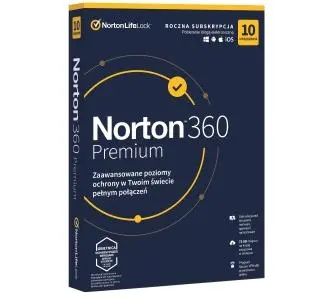 Antywirus Norton 360 Premium 75GB 10 Urządzeń/1 Rok