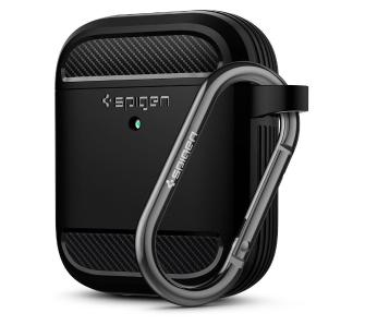 Etui na słuchawki Spigen Rugged Armor AirPods (czarny)