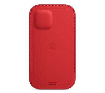 Etui Apple Leather Sleeve MagSafe do iPhone’a 12/12 Pro PRODUCTRED