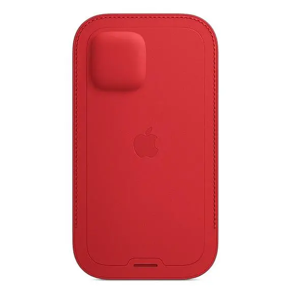 Etui Apple Leather Sleeve MagSafe do iPhone’a 12/12 Pro PRODUCTRED