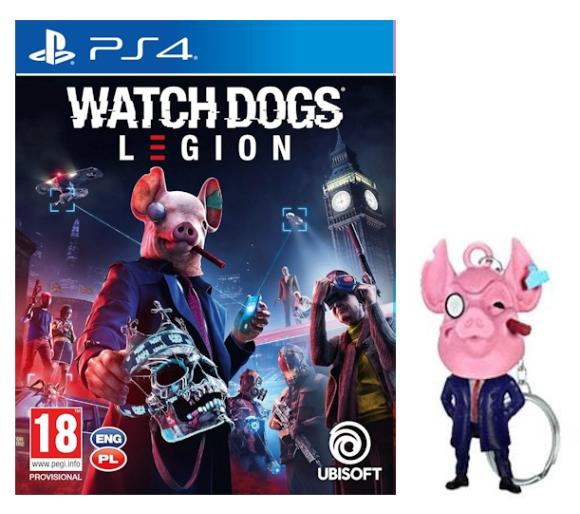 gra Watch Dogs Legion + brelok Gra na PS4 (Kompatybilna z PS5)