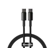 Baseus USB-C do USB-C Tungsten Gold 100W 1m Czarny