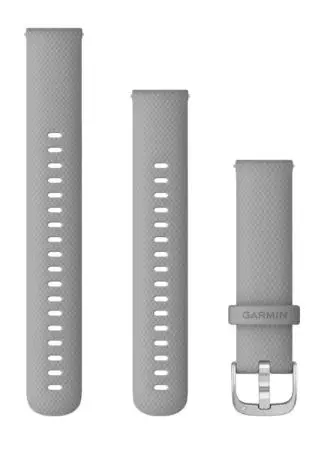 Pasek Garmin vivoactive 4s Powder Gray Stainless 18mm Szary