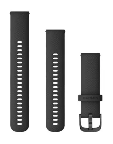 Pasek Garmin vivoactive 4 Black Slate 22mm Czarny