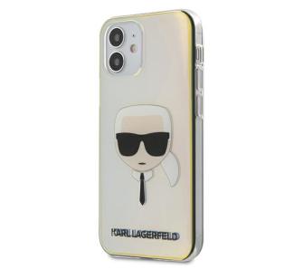 Etui Karl Lagerfeld Iridescent Karl`s Head KLHCP12SPCKHML do iPhone 12 mini