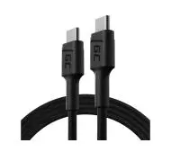Green Cell GC PowerStream USB-C do USB-C 1,2m Czarny