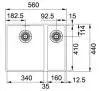 Zlewozmywak Franke Sirius SID 160 Tectonite Onyx