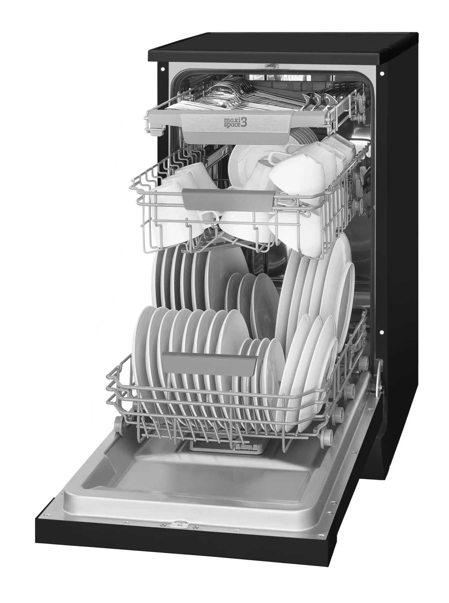 Zmywarka Amica DFM46C8EOiBD 44,8cm Automatyczne otwieranie drzwi Szuflada na sztućce