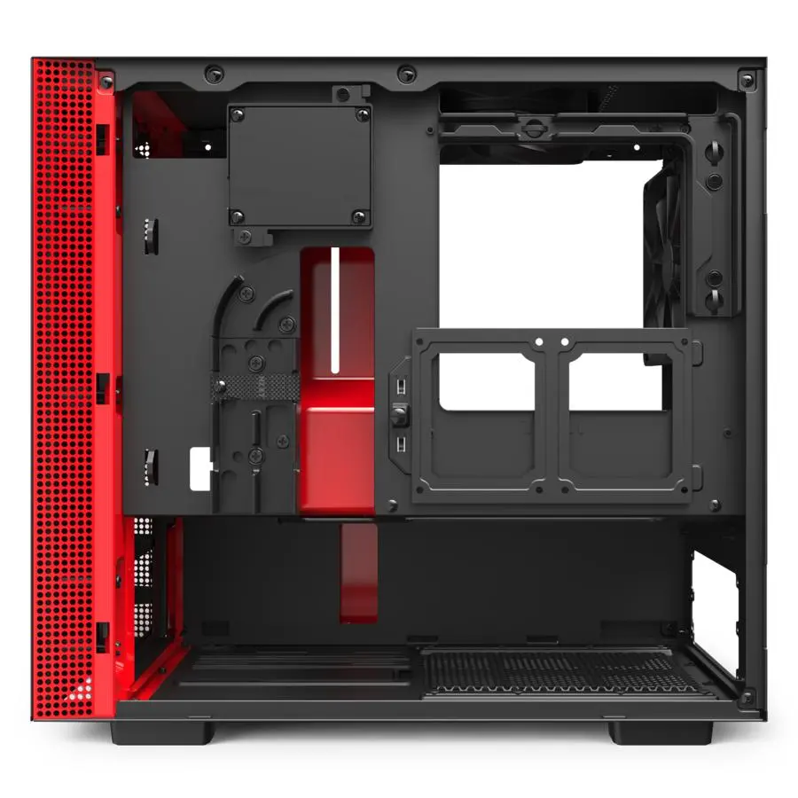 Obudowa NZXT H210i Czarno-czerwony