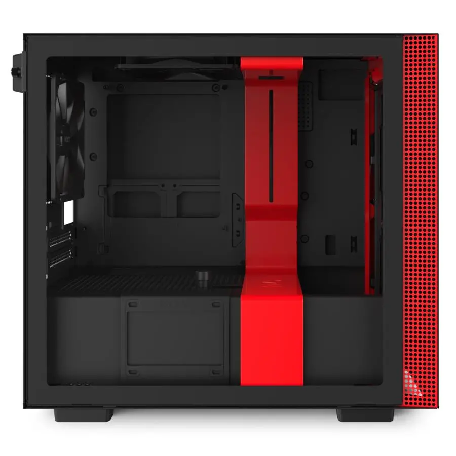 Obudowa NZXT H210i Czarno-czerwony