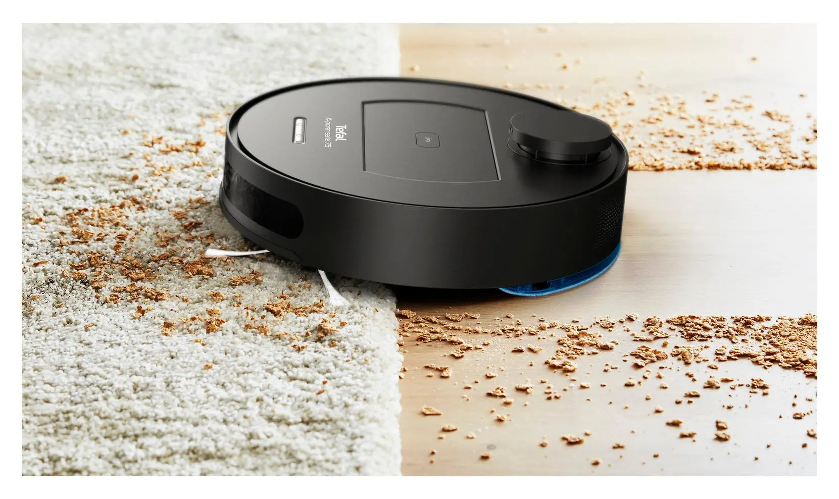 Robot sprzątający Tefal X-Plorer Serie 75 RG7675 Funkcja mopowania Tworzenie mapy pomieszczenia 65dB