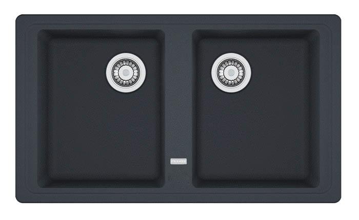 Zlewozmywak Franke Basis BFG 620 - grafitowy - granitowy - wpuszczany w blat