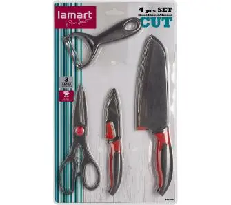 Zestaw noży Lamart Cut LT2098 4 elementy