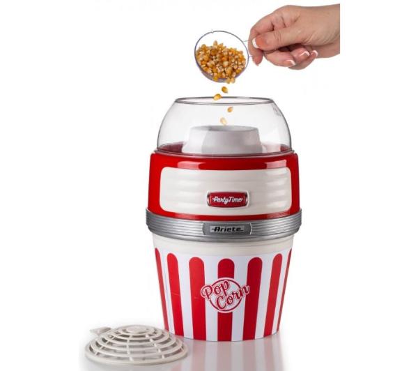 Ariete Party Time Pop Corn Maker, White/ Red, 2954