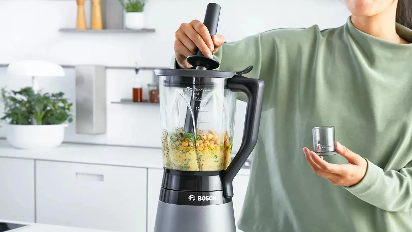 Blender kielichowy Bosch VitaPower Serie 4 MMB6174S 1,5l Butelka