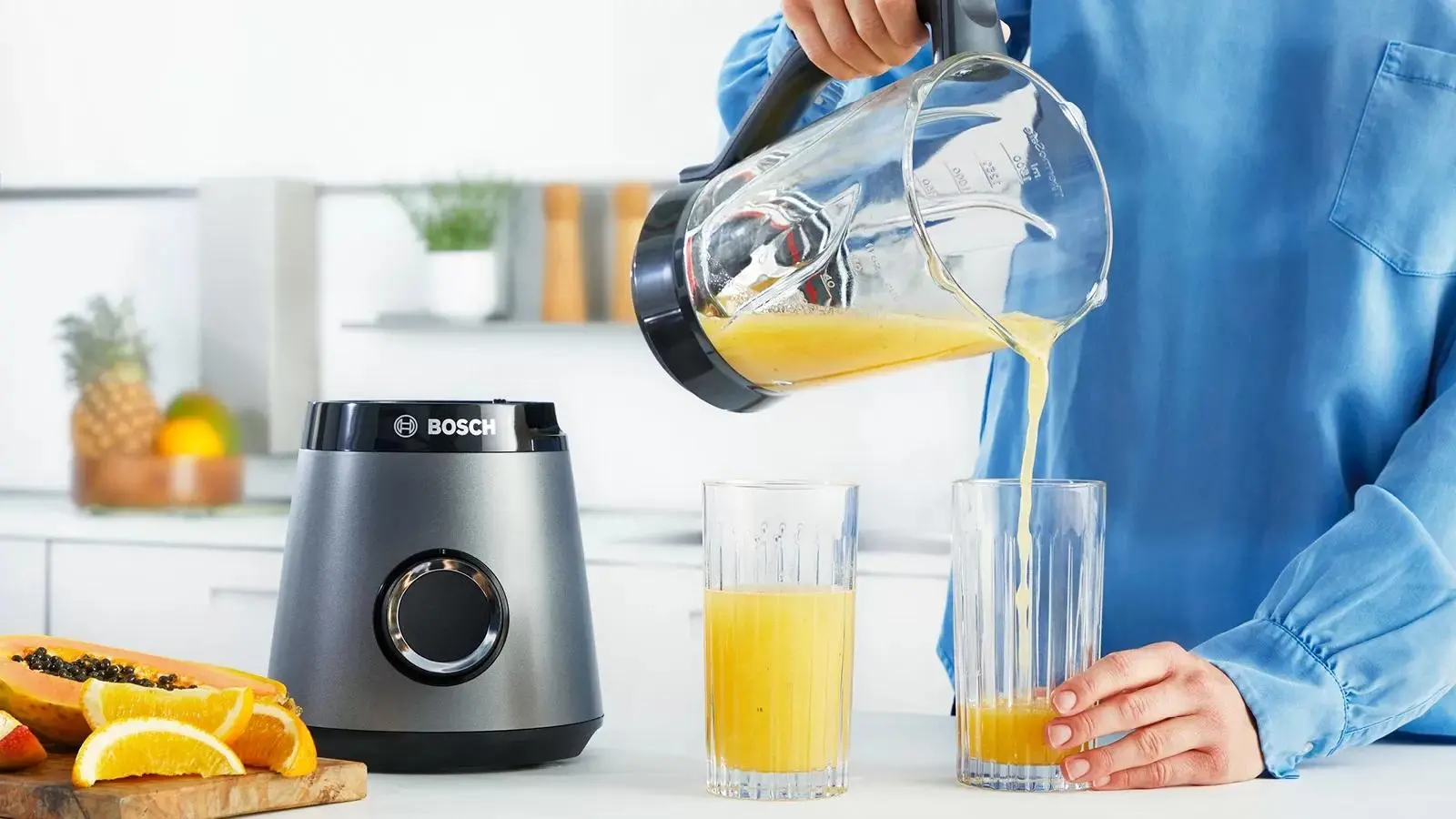 Blender kielichowy Bosch VitaPower Serie 4 MMB6174S 1,5l Butelka