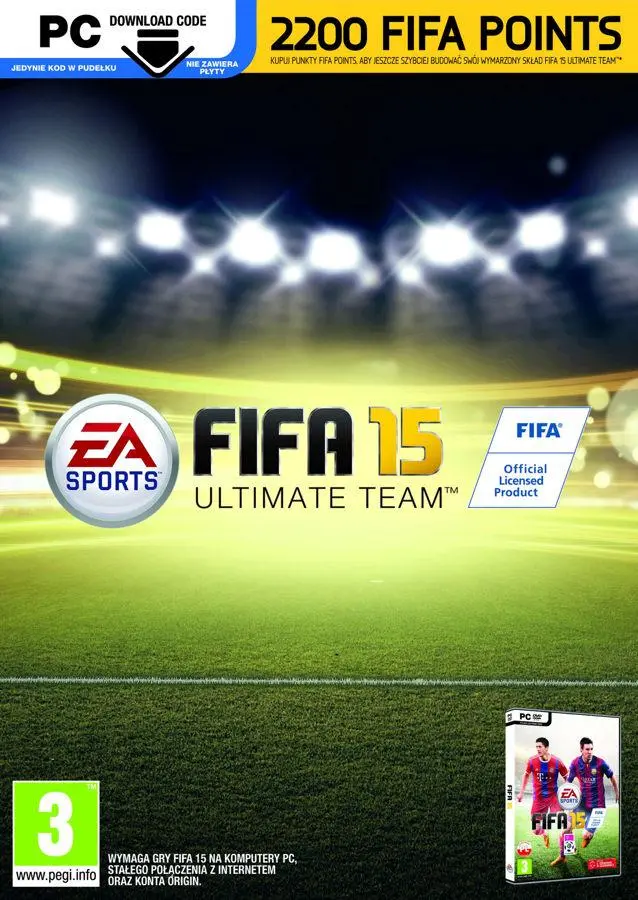 FIFA 15 2200 punktów Dodatek do gry na PC