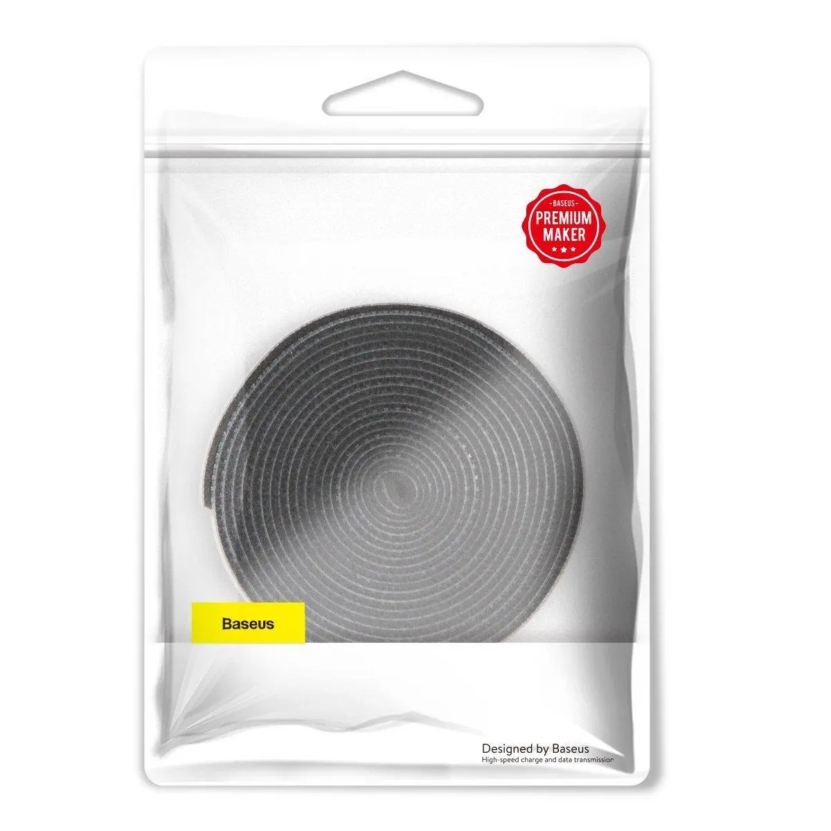 Organizer kabli Baseus ACMGT-F01 Circle Velcro 3m Czarny