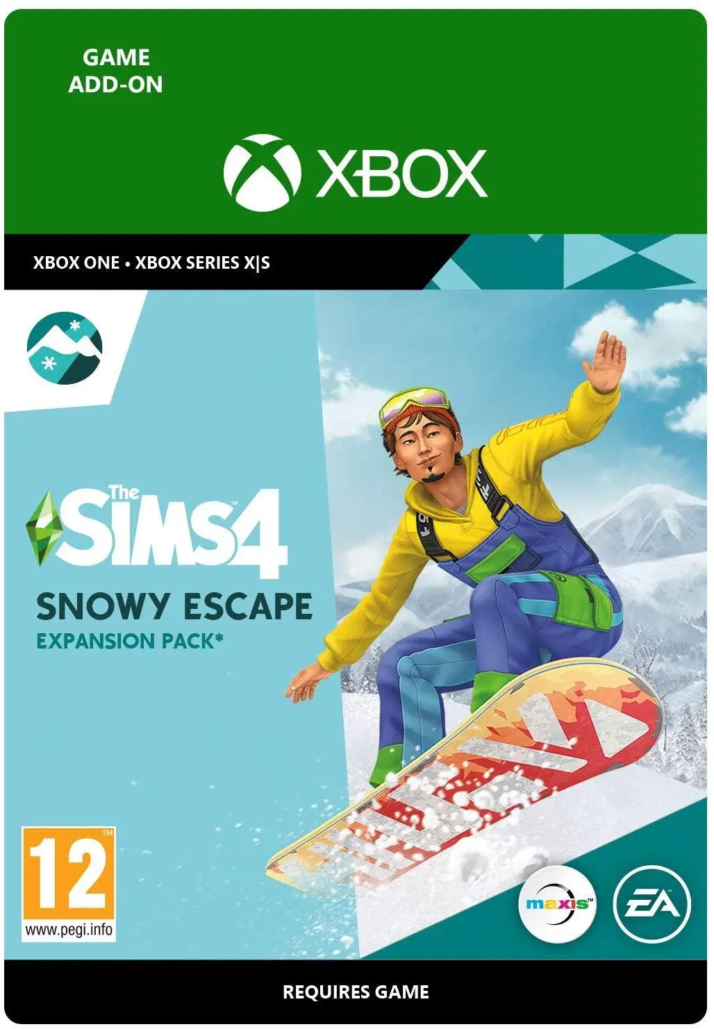 The Sims 4 - Śnieżna Eskapada DLC [kod aktywacyjny] Xbox One