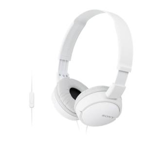 Słuchawki przewodowe Sony MDR-ZX110AP Nauszne Mikrofon Biały