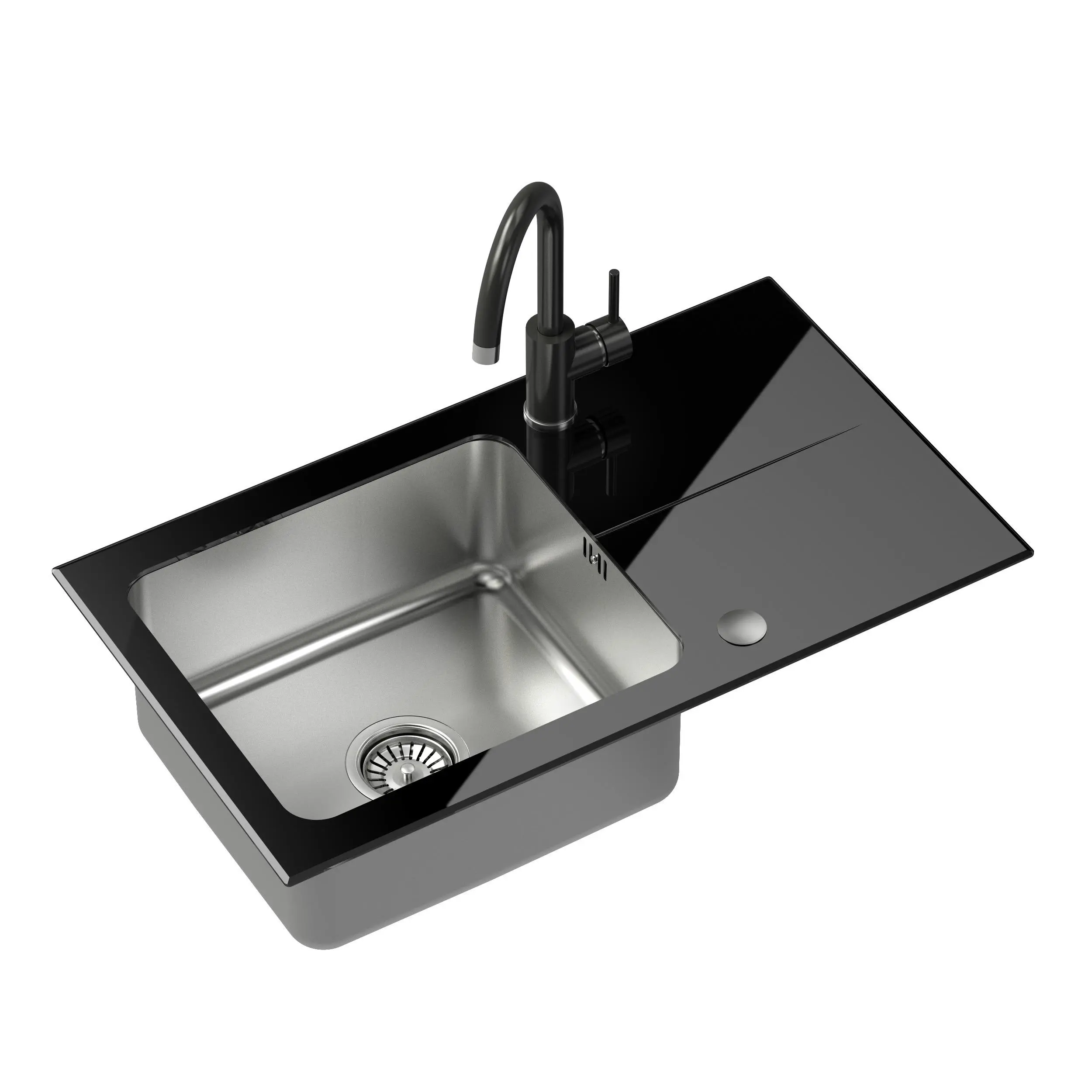 Quadron ST3577SC1BS-BW7059CZP HUGH 111 Czarny/Stalowy + bateria NAOMI Czarny