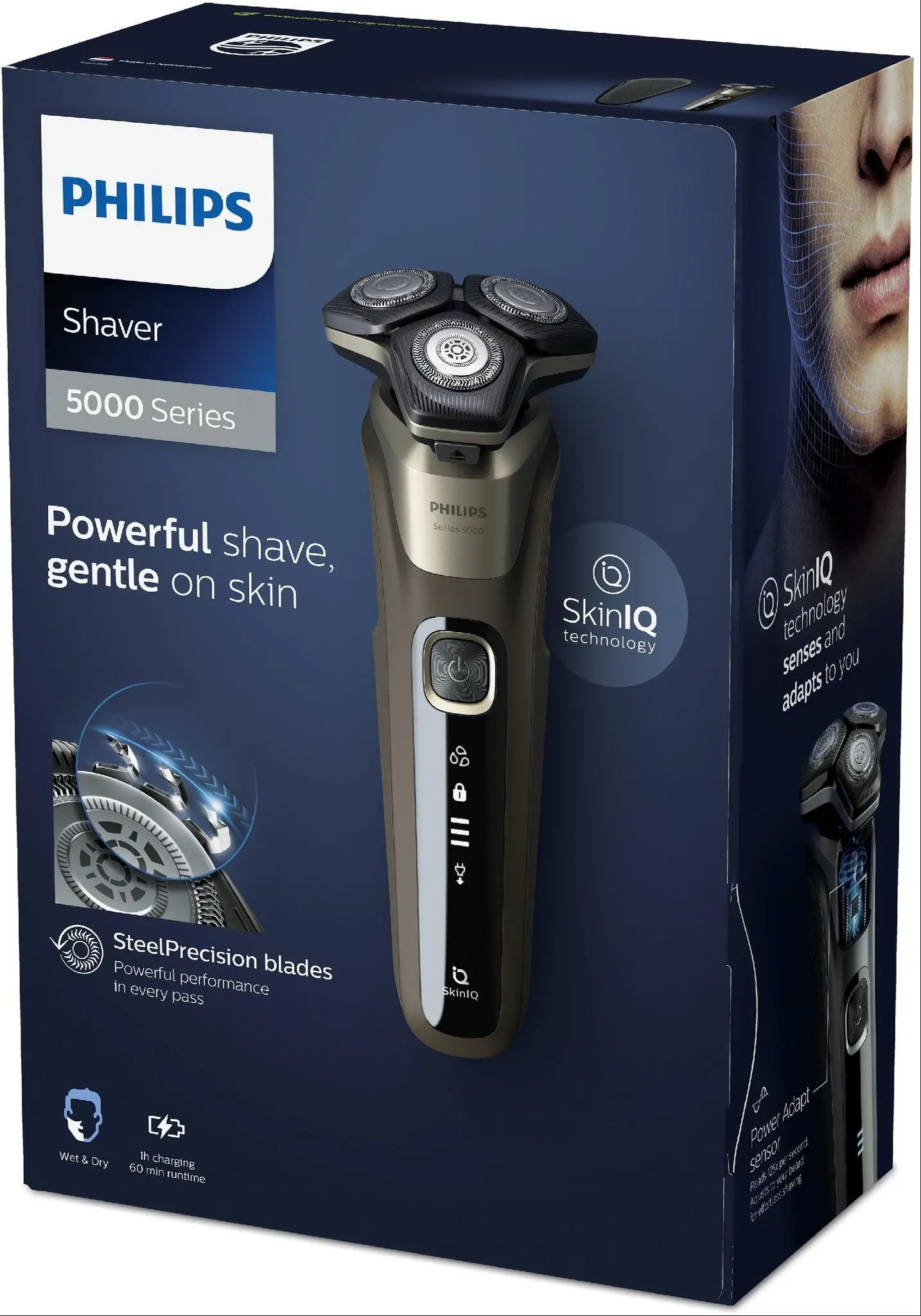 Golarka Philips Series 5000 S5589/38 SkinIQ Trymer