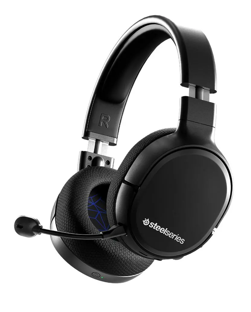 Słuchawki bezprzewodowe z mikrofonem SteelSeries Arctis 1 PS5 Nauszne Czarny