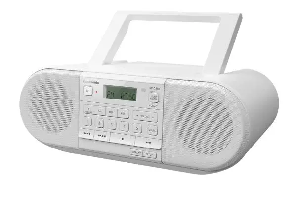 Radioodtwarzacz Panasonic RX-D550E-W Bluetooth Srebrny
