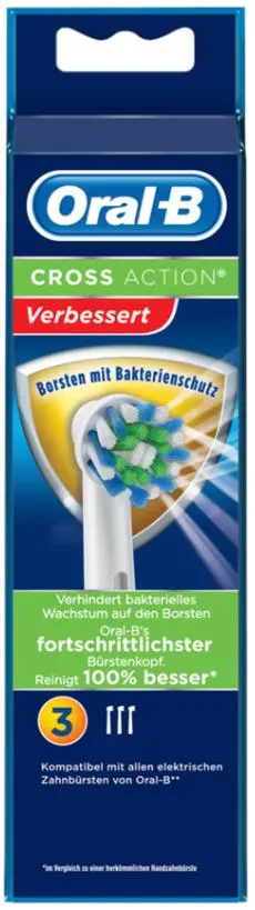Końcówka do szczoteczki Oral-B Cross Action EB50-3 DE 3szt.