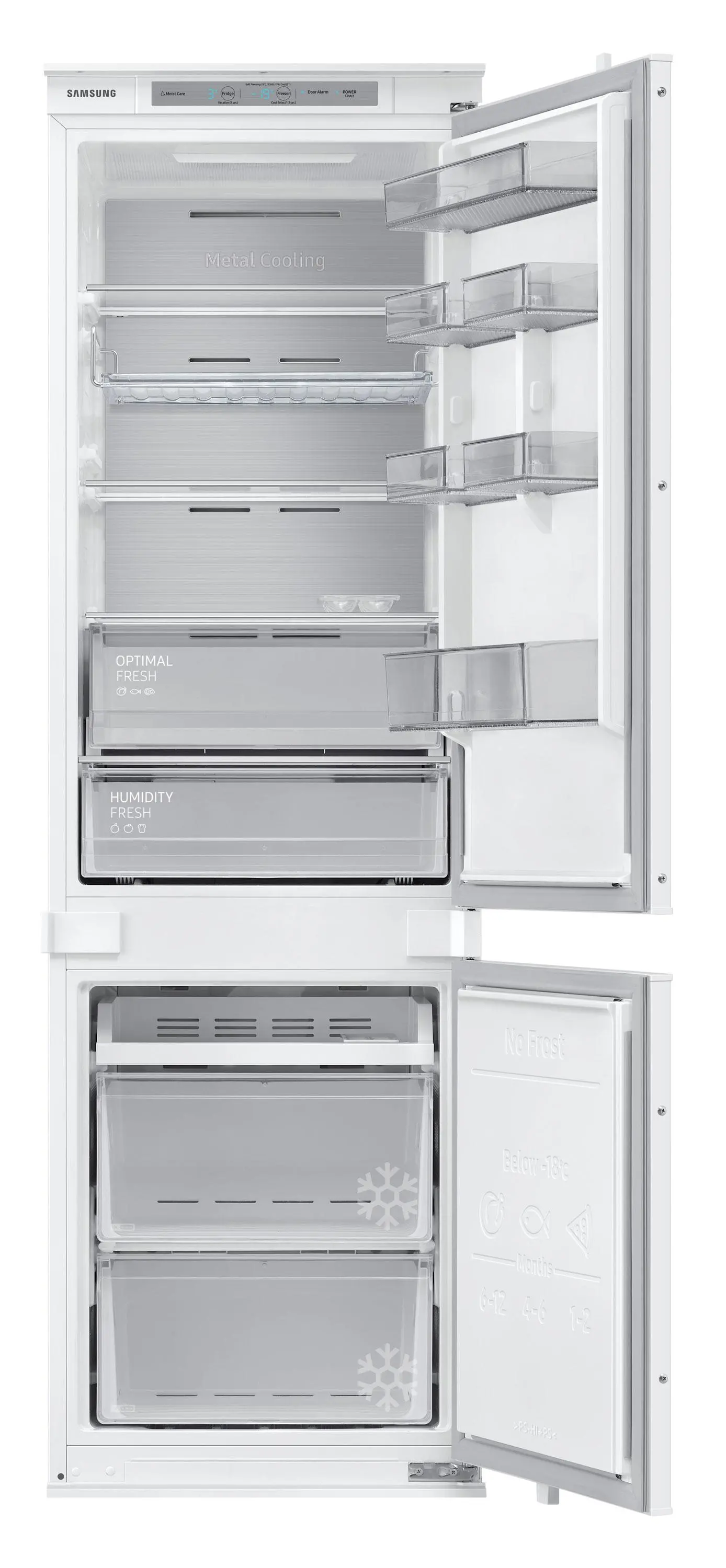 Lodówka Samsung BRB26705DWW Pełny No Frost 177,5cm Szuflada z kontrolą wilgotności